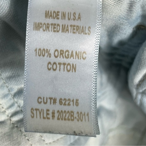 citizens of humanity Neve Low Slung Relaxed in Bowie Raw Hem Size 29 Cotton - Picture 9 of 12